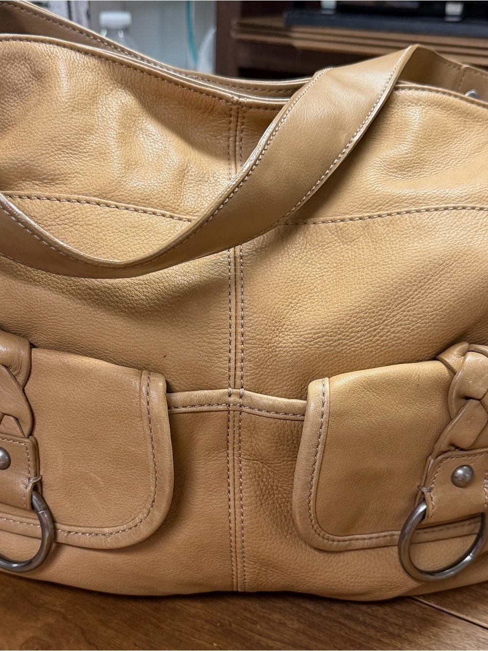 Kenneth Cole Reaction Tan Leather Hobo Bag
Vintage Y2K